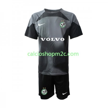 Maccabi Haifa Portiere Bambino Maglia Prima 2022/2023 Manica Corta (+ Pantaloncini)
